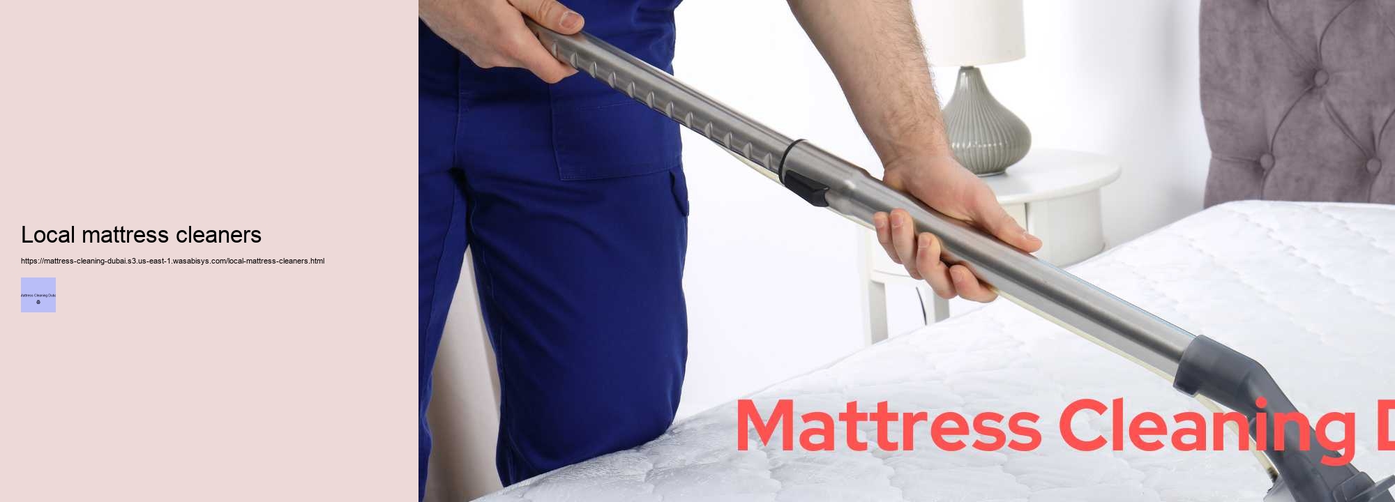 Local mattress cleaners